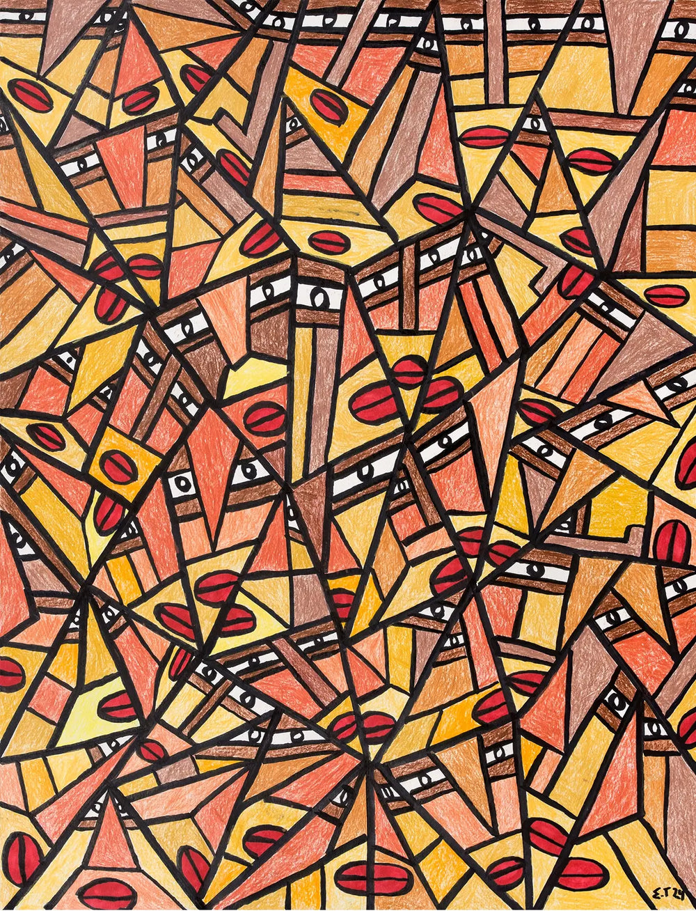 Edward Teeuw Triangle Faces Custom Order