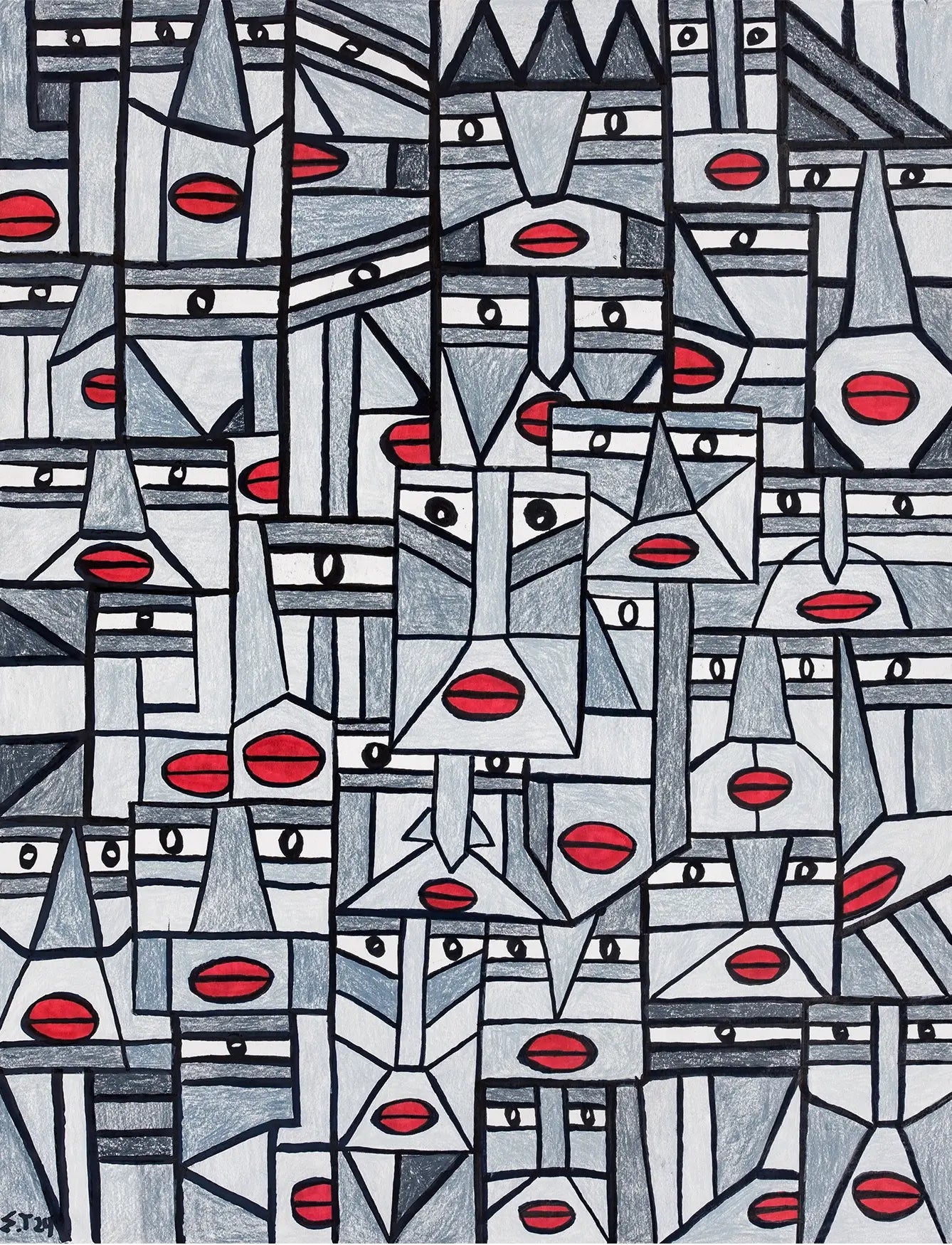 Edward Teeuw Block Faces Custom Order