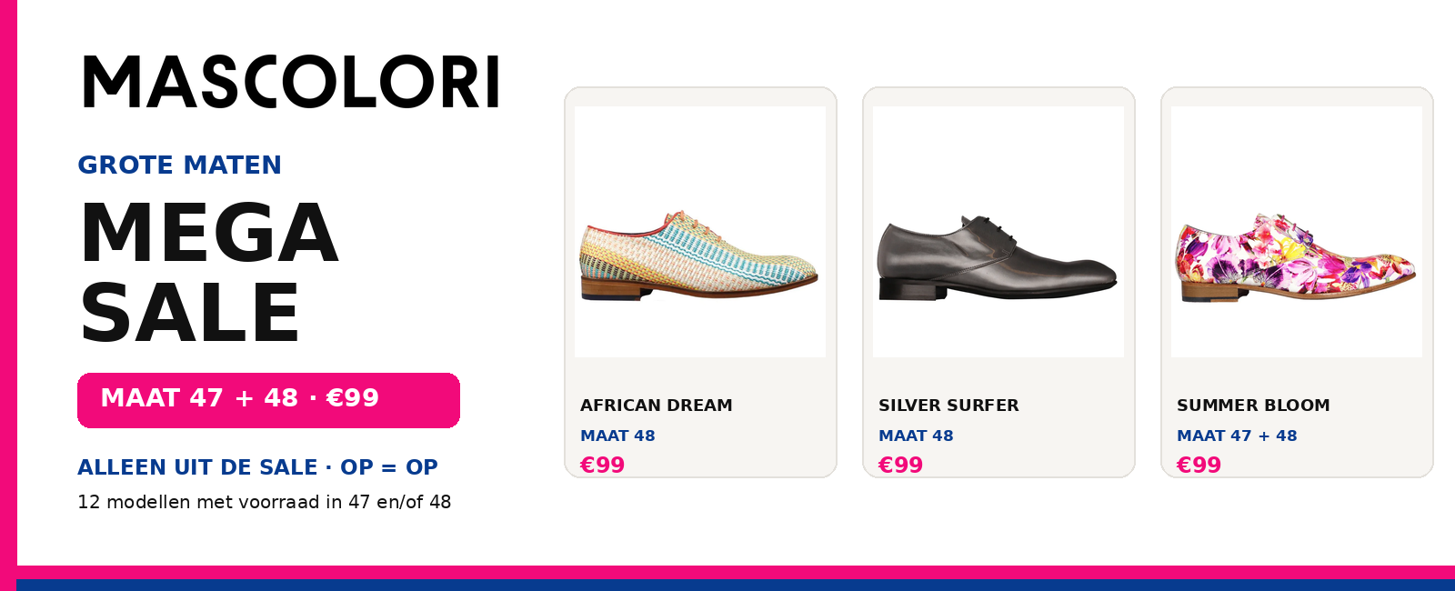Grote Maten Mega Sale