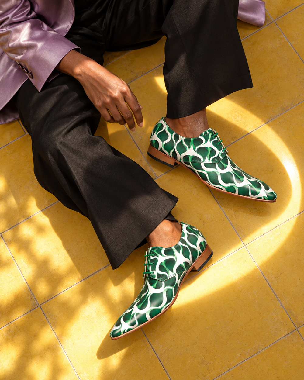Emerald Swirl — artistiek AI-stylingbeeld