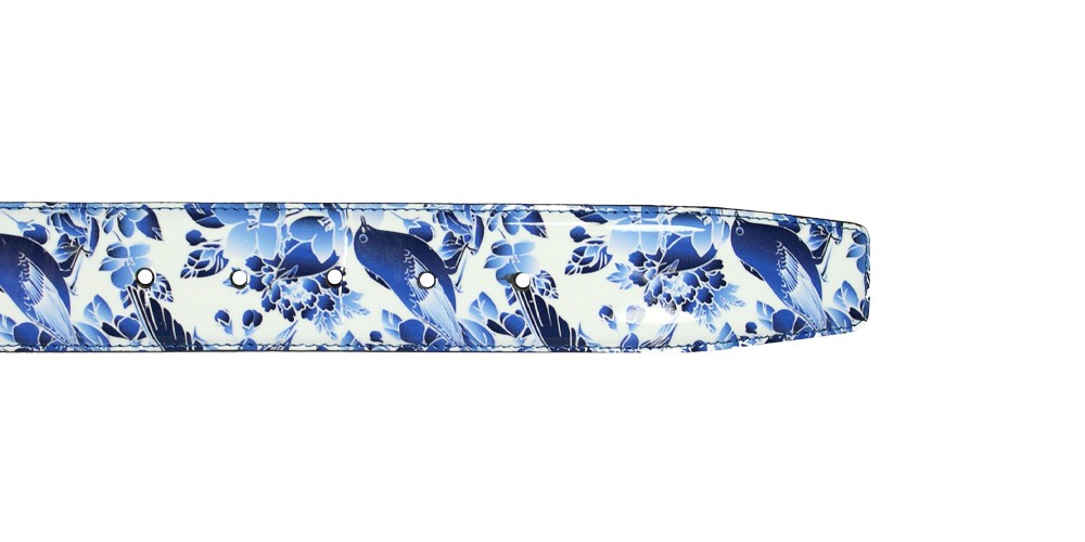 Delft blue Lacquer belt